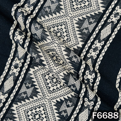 Handloom Woven Cotton Fabric - F6688