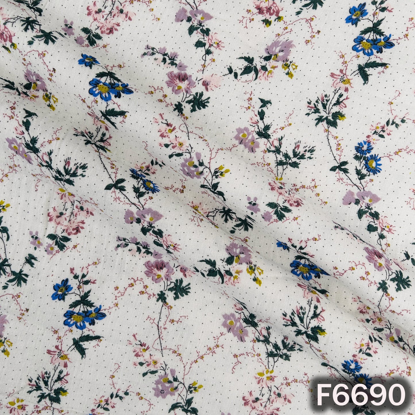Printed Cambric Cotton Fabric - F6690