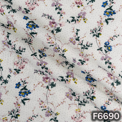 Printed Cambric Cotton Fabric - F6690
