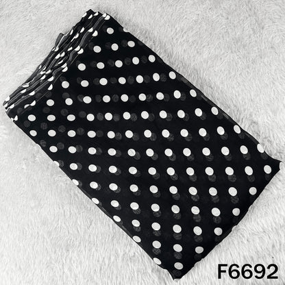 Polka Dot Organza Fabric - F6692