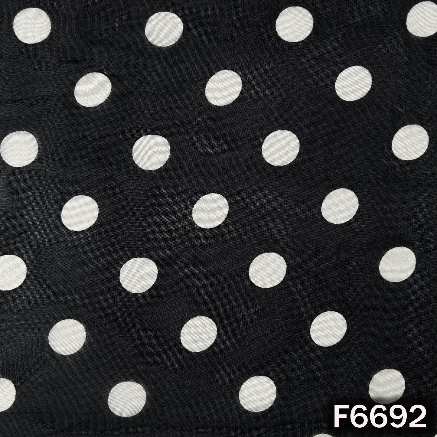Polka Dot Organza Fabric - F6692