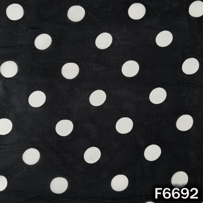 Polka Dot Organza Fabric - F6692