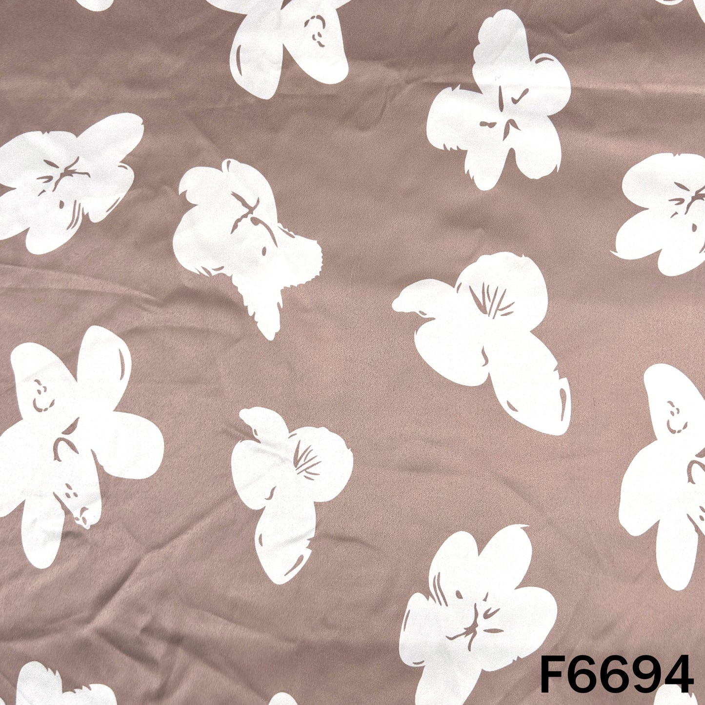 Printed Satin Silk Fabric - F6694