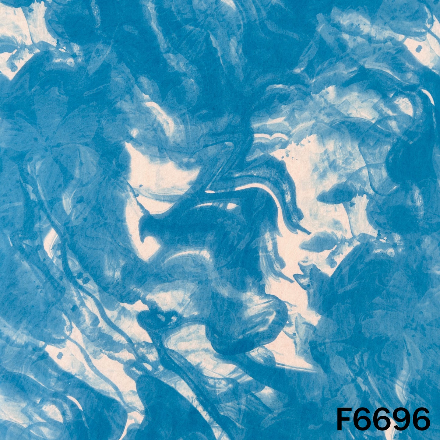 Tie-Dye Georgette Fabric - F6696