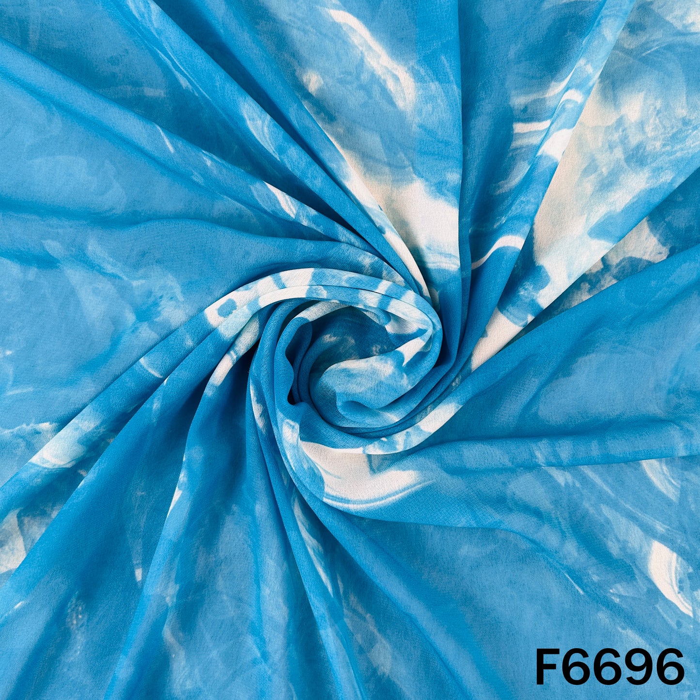 Tie-Dye Georgette Fabric - F6696