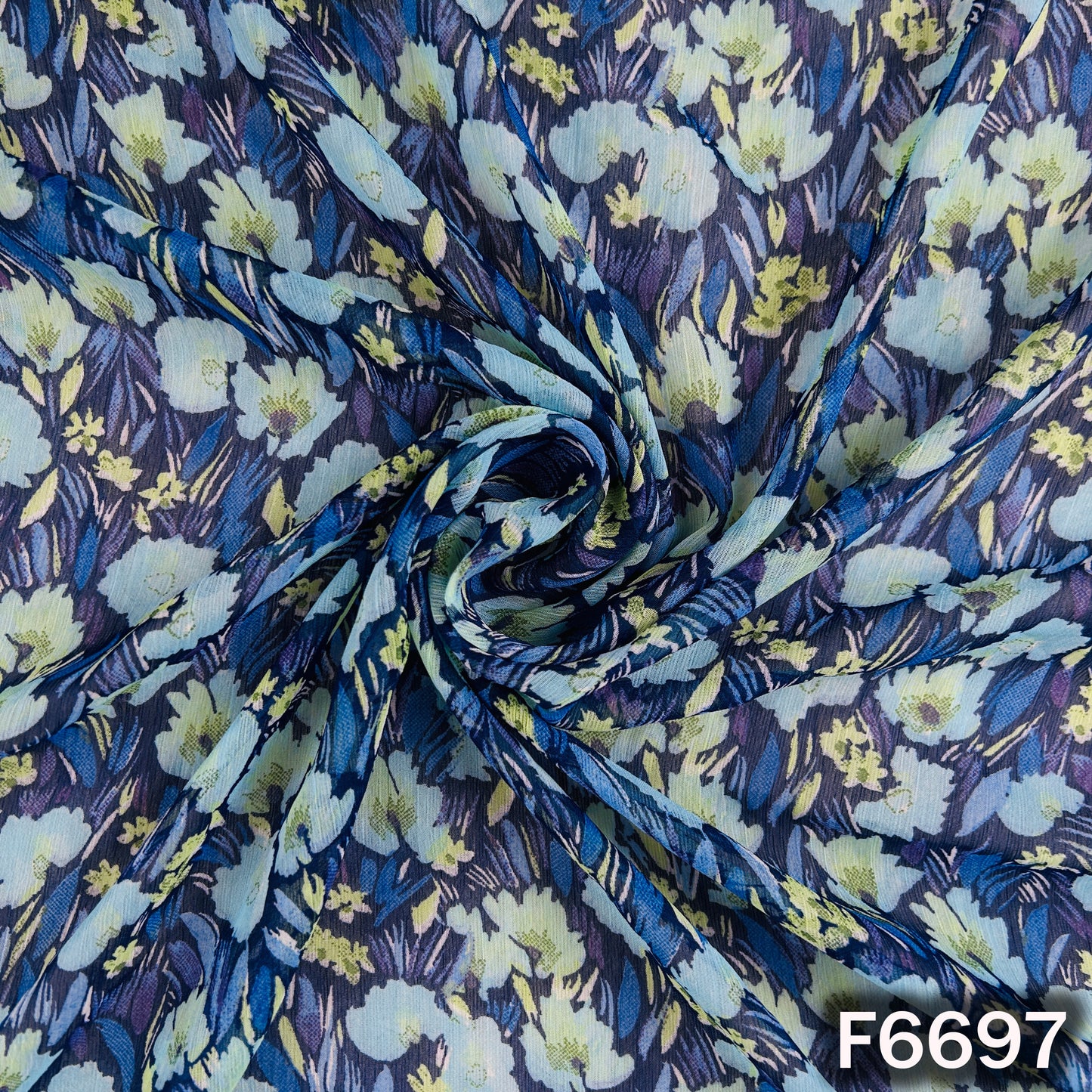 Printed Chinon Chiffon Fabric - F6697