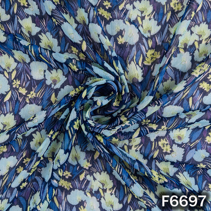 Printed Chinon Chiffon Fabric - F6697