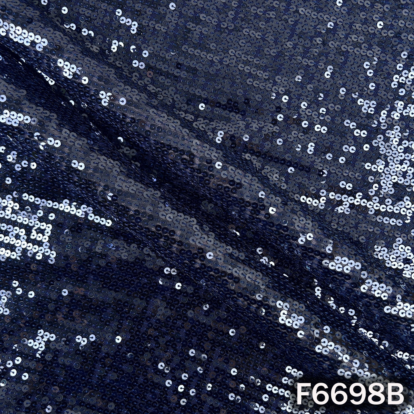 Sequins Lycra Net Fabric - F6698