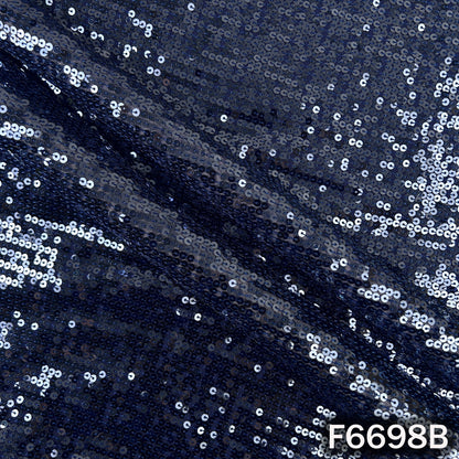 Sequins Lycra Net Fabric - F6698
