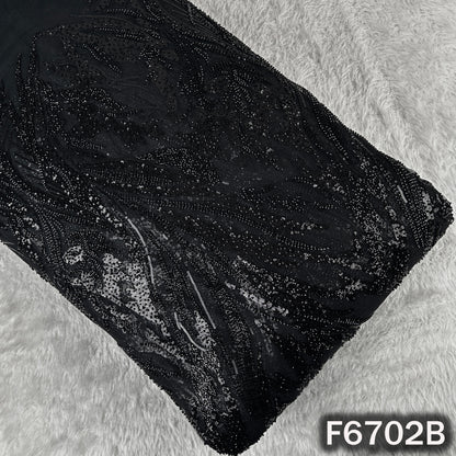 Cut Dana Embroidered Net Fabric - F6702