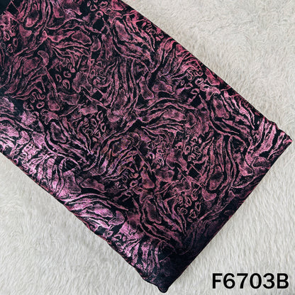Foil Print Crepe Fabric - F6703