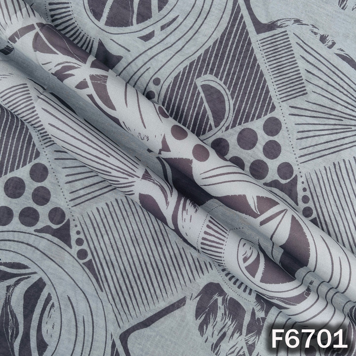 Printed Mul Cotton Fabric - F6701