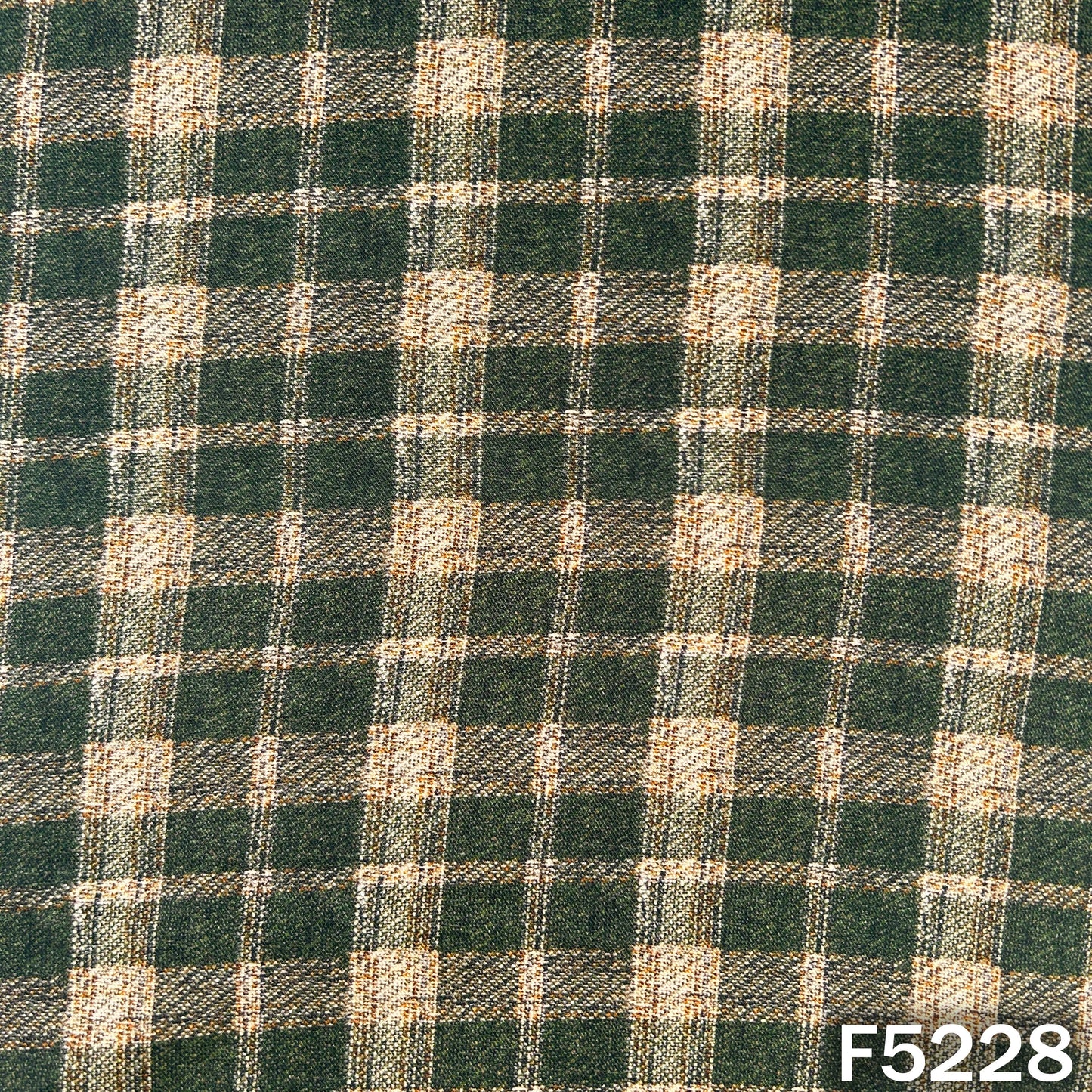 Check Print Spun Fabric - F5228