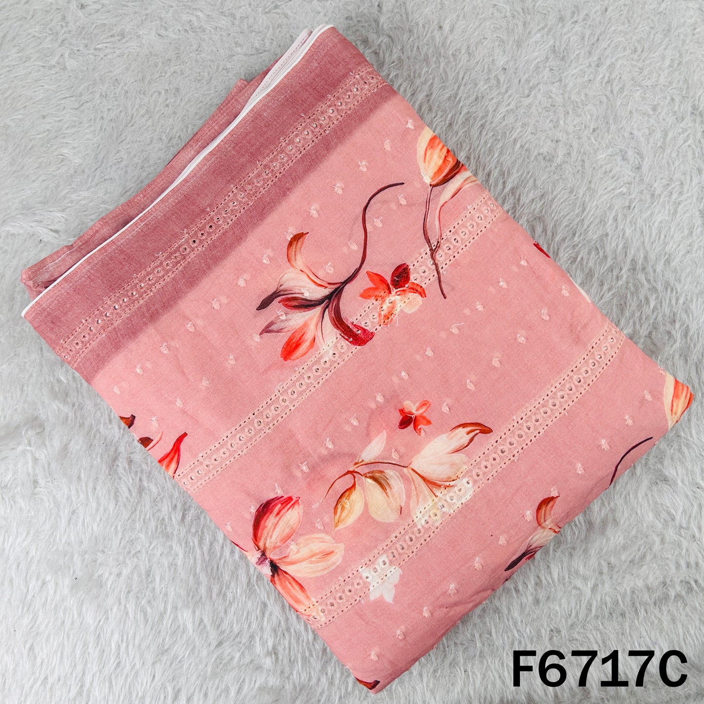 Digital Print Hakoba Cambric Cotton Fabric - F6717