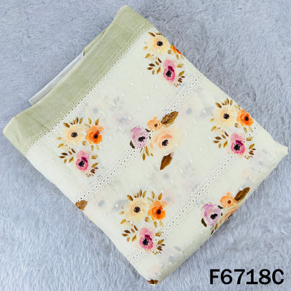Digital Print Hakoba Cambric Cotton Fabric - F6718