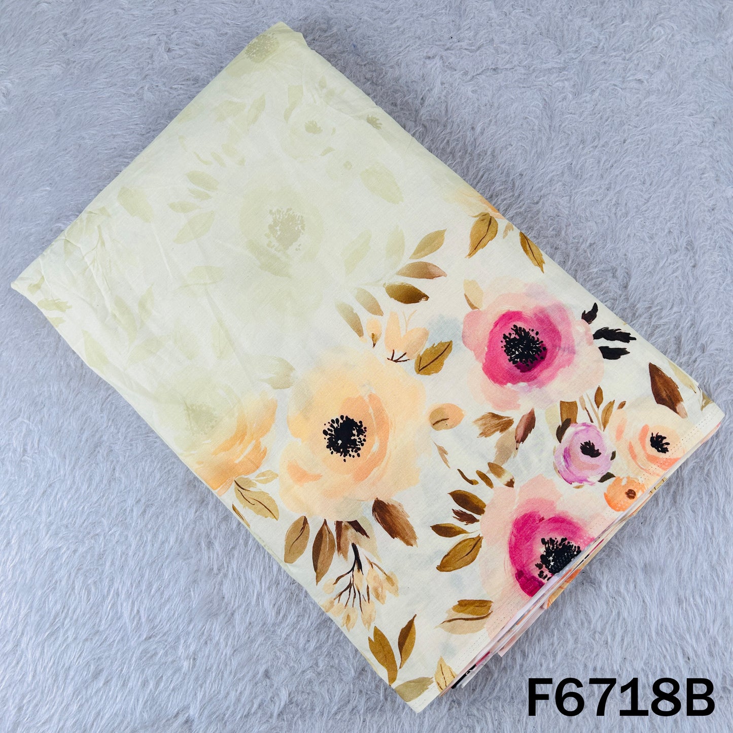 Digital Print Hakoba Cambric Cotton Fabric - F6718