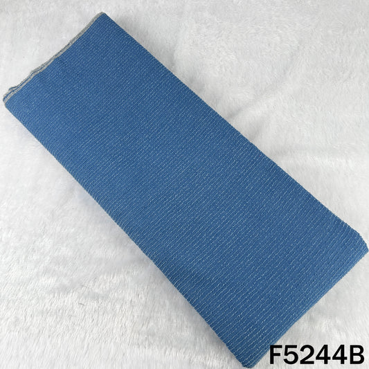 Self Stripe Denim Fabric - F5244