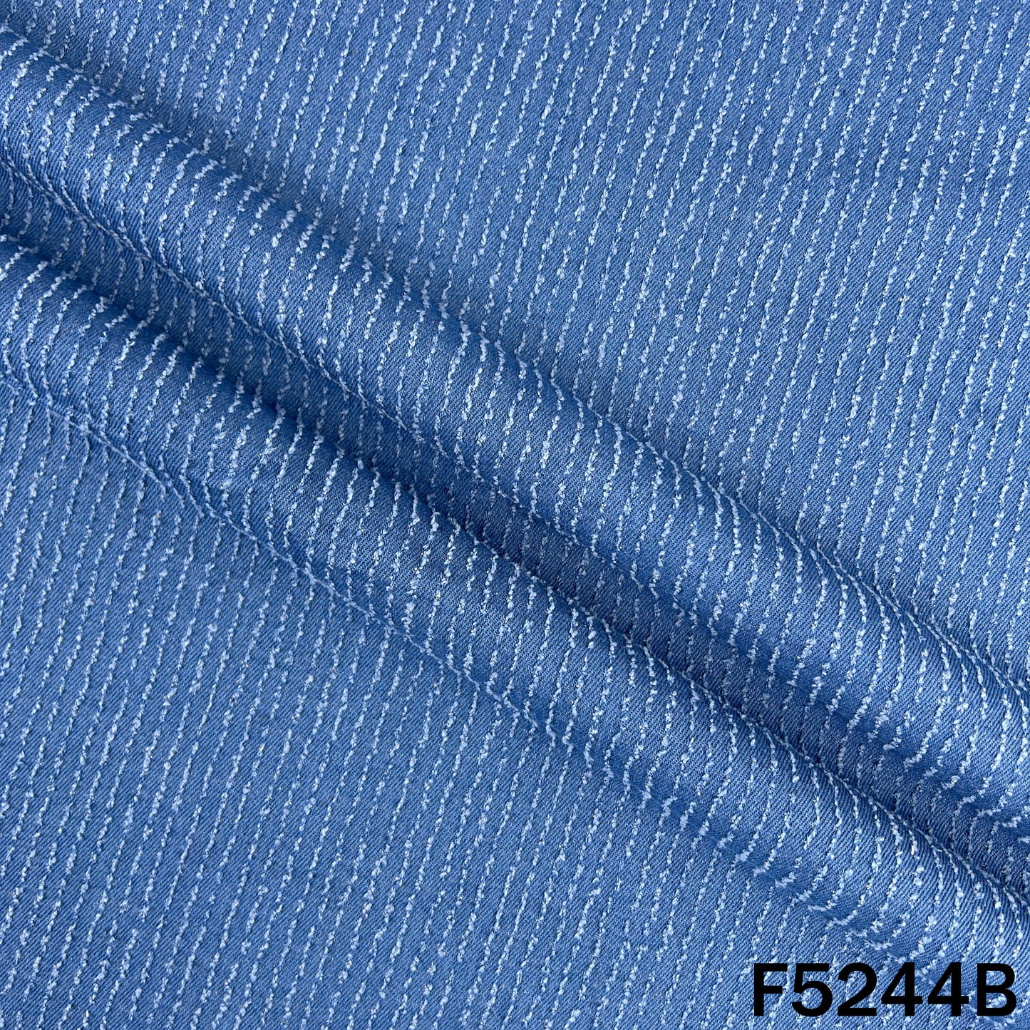 Self Stripe Denim Fabric - F5244