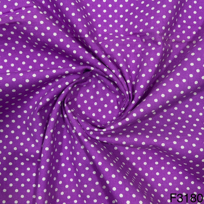 Polka Dots Cotton Fabric-F3180