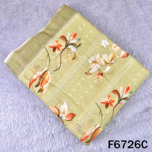 Digital Print Hakoba Cambric Cotton Fabric - F6726