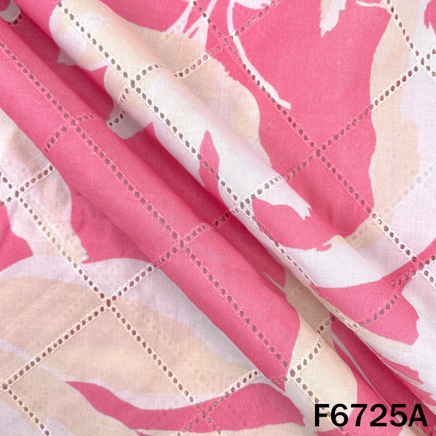 Digital Print Hakoba Cambric Cotton Fabric - F6725