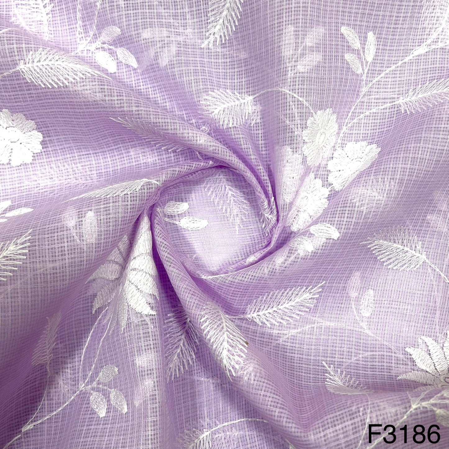 Embroidered Kota Cotton