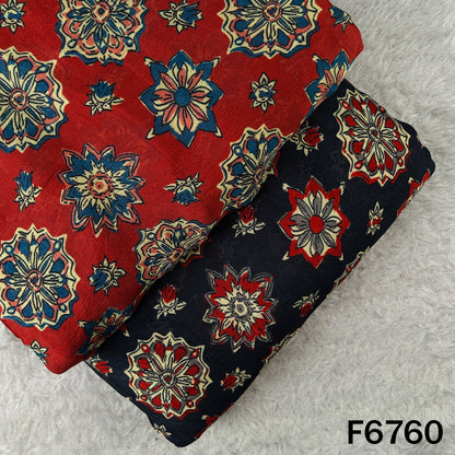 Digital Print Chinnon Chiffon Fabric - F6760