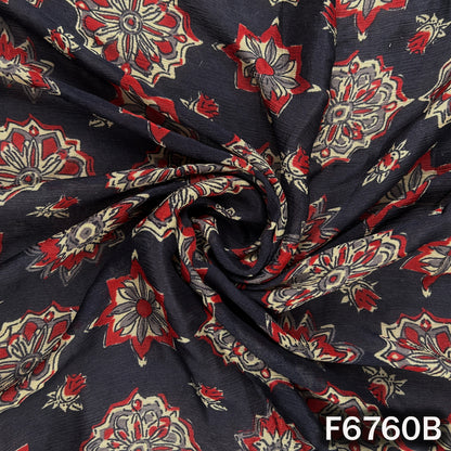 Digital Print Chinnon Chiffon Fabric - F6760