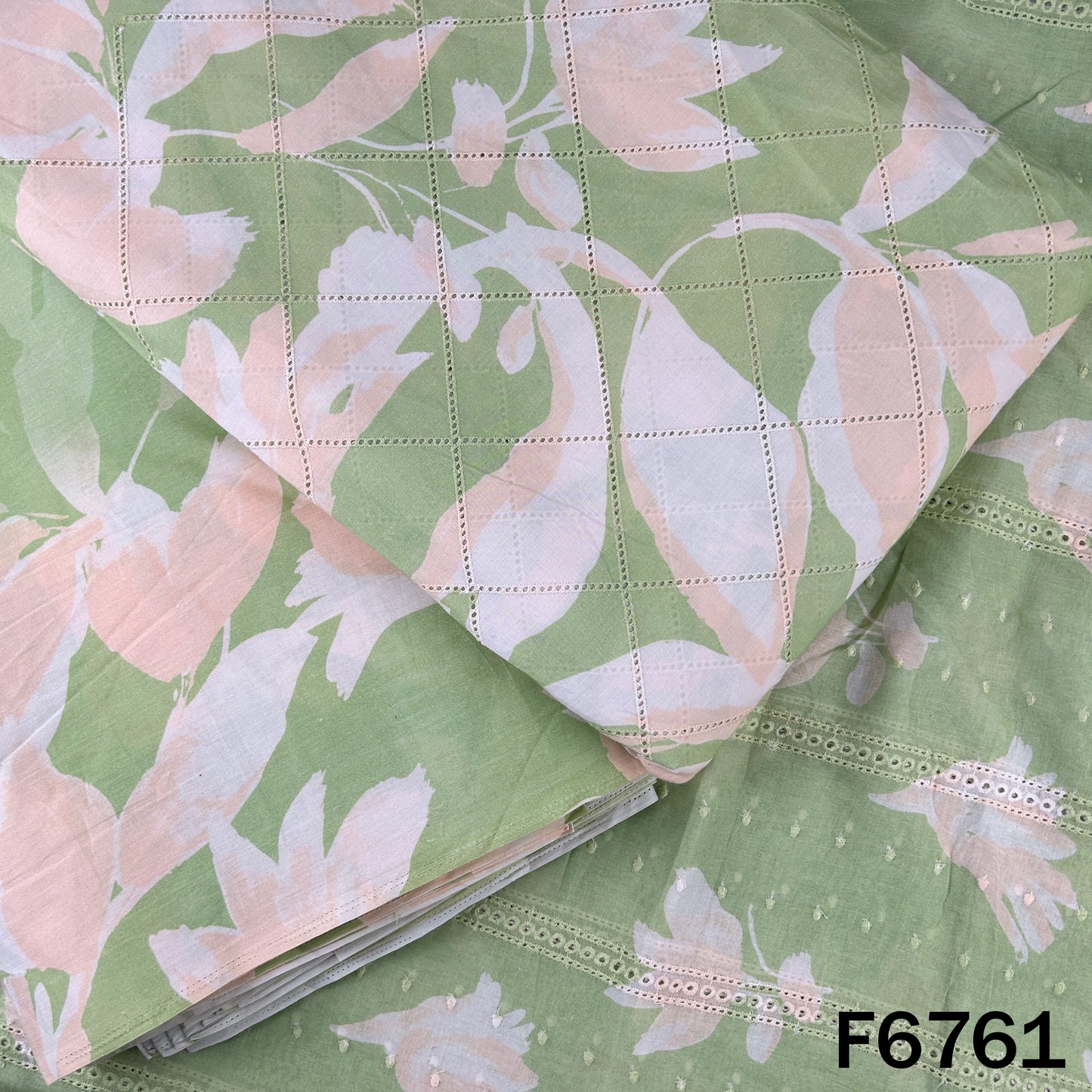 Digital Print Hakoba Cambric Cotton Fabric - F6761