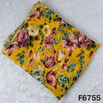 Digital Print Chiffon Fabric - F6755