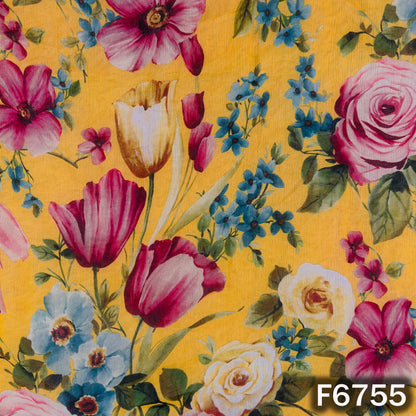 Digital Print Chiffon Fabric - F6755
