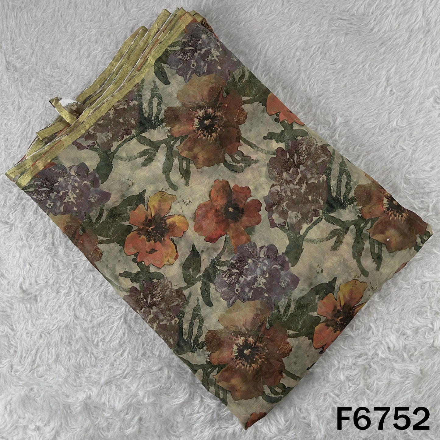 Digital Print Chiffon Fabric - F6752