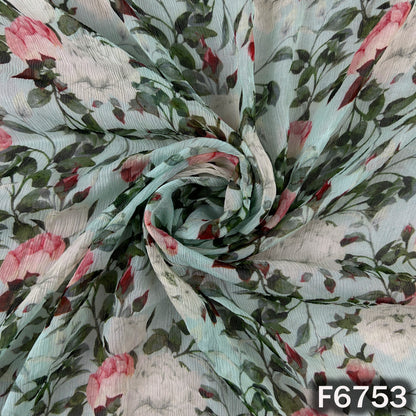 Digital Print Chiffon Fabric - F6753