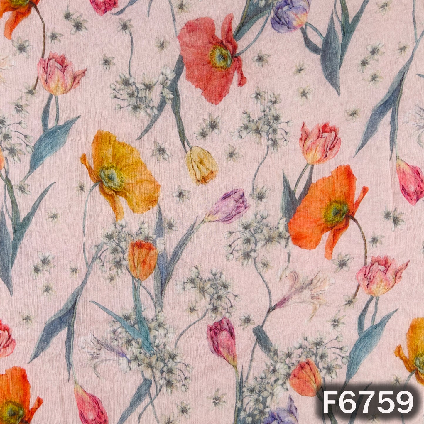 Digital Print Chiffon Fabric - F6759