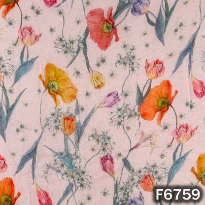 Digital Print Chiffon Fabric - F6759