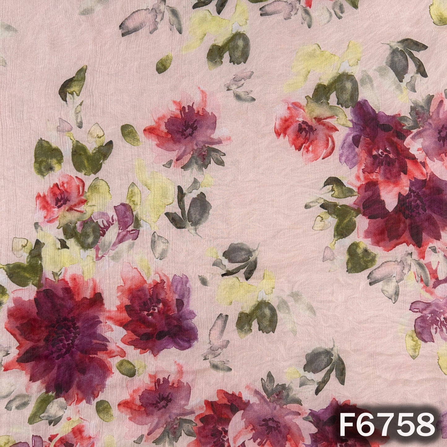 Digital Print Chiffon Fabric - F6758