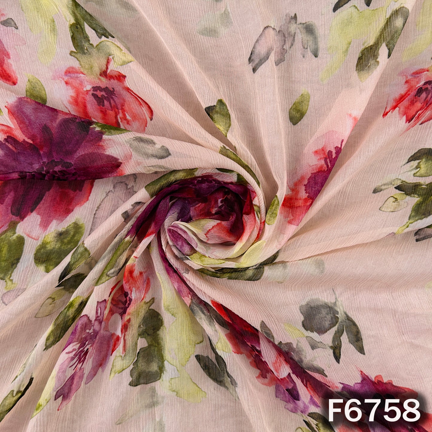Digital Print Chiffon Fabric - F6758