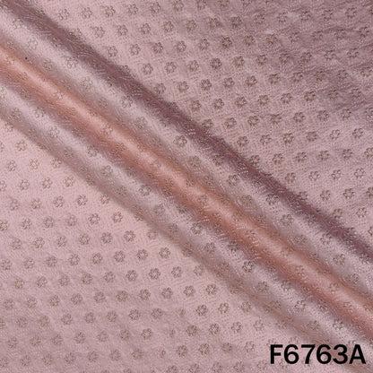 Thread Sequins Embroidered Satin Silk Fabric - F6763