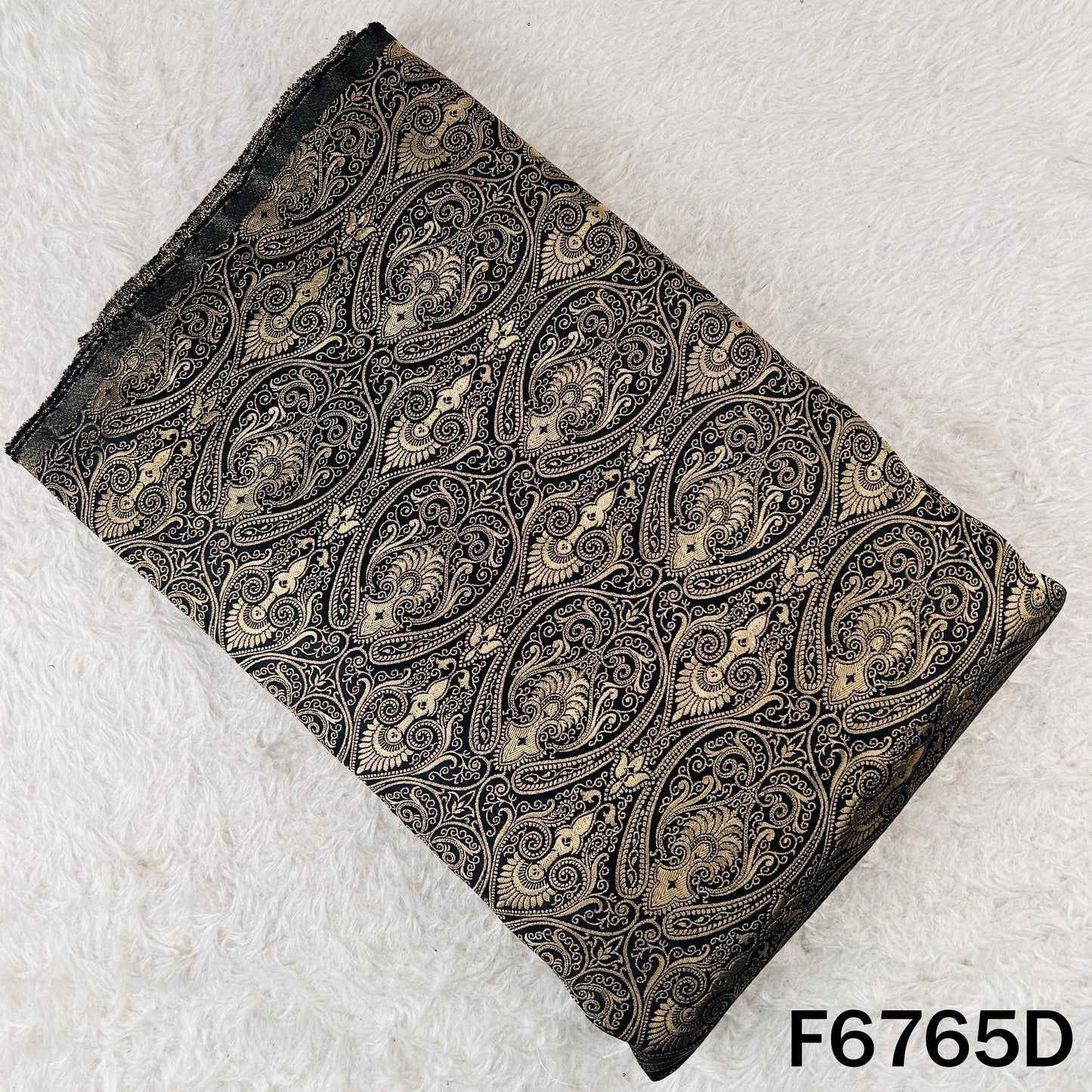 Banarasi Brocade Silk Fabric - F6765