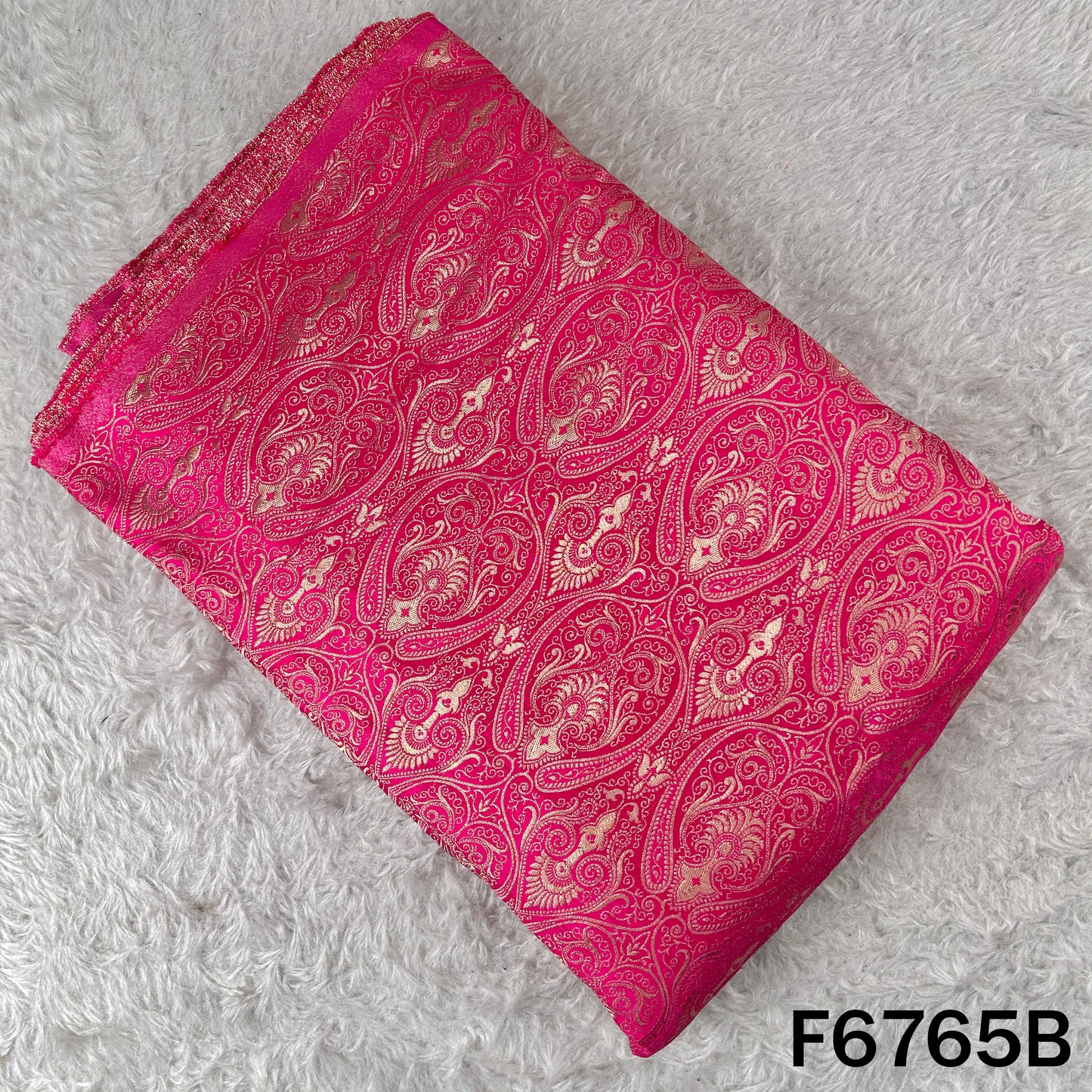 Banarasi Brocade Silk Fabric - F6765