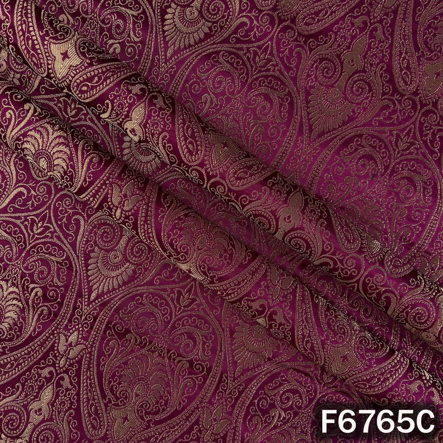 Banarasi Brocade Silk Fabric - F6765