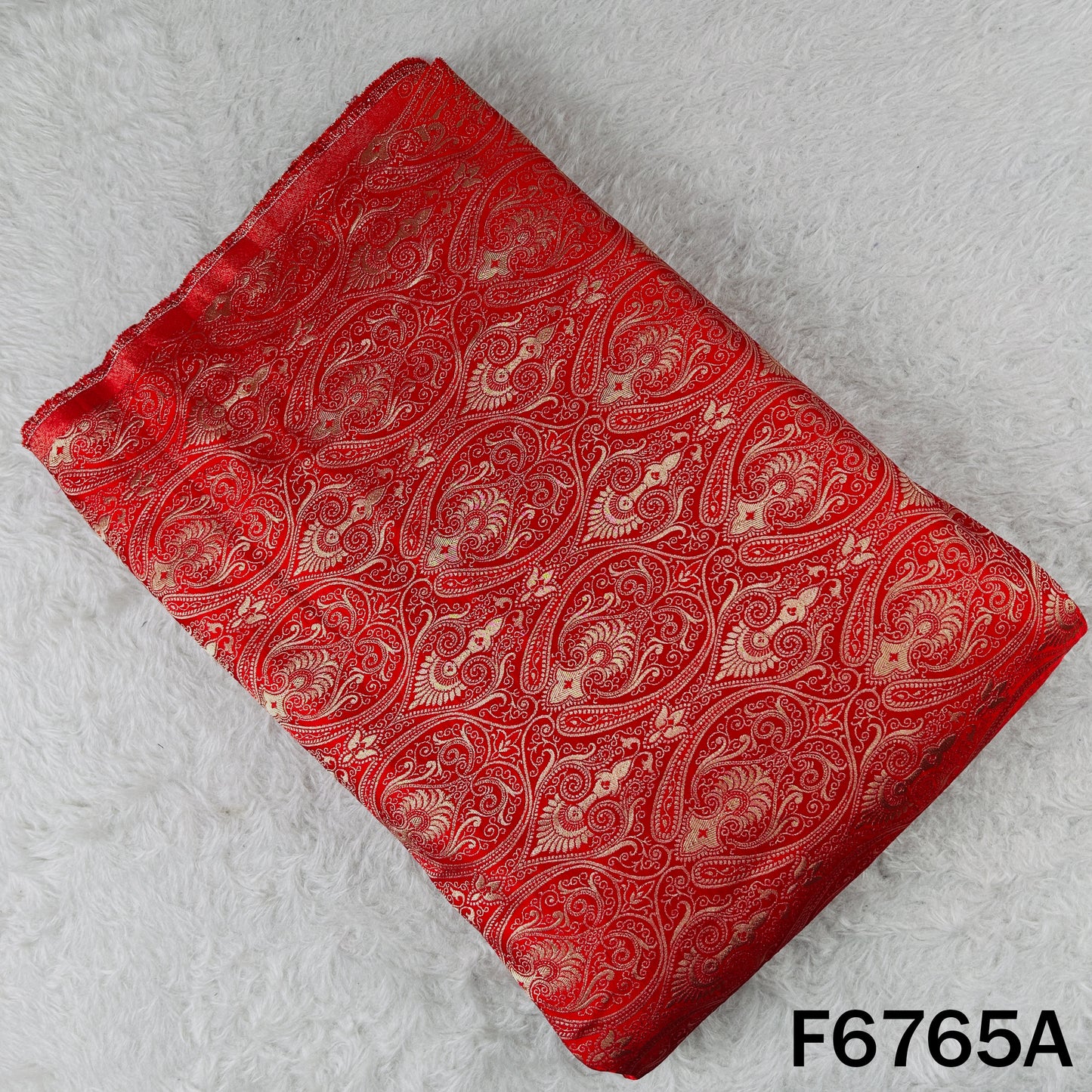 Banarasi Brocade Silk Fabric - F6765