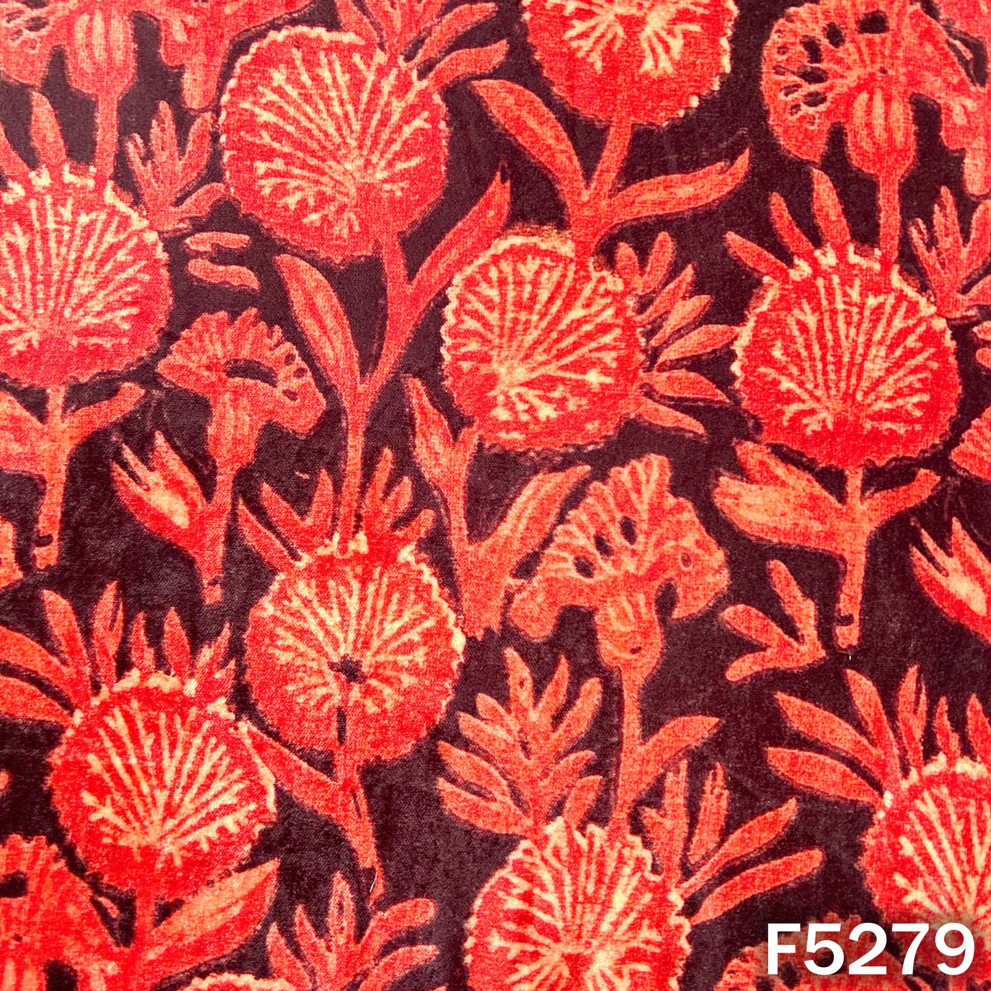 Digital Print micro Velvet Fabric - F5279