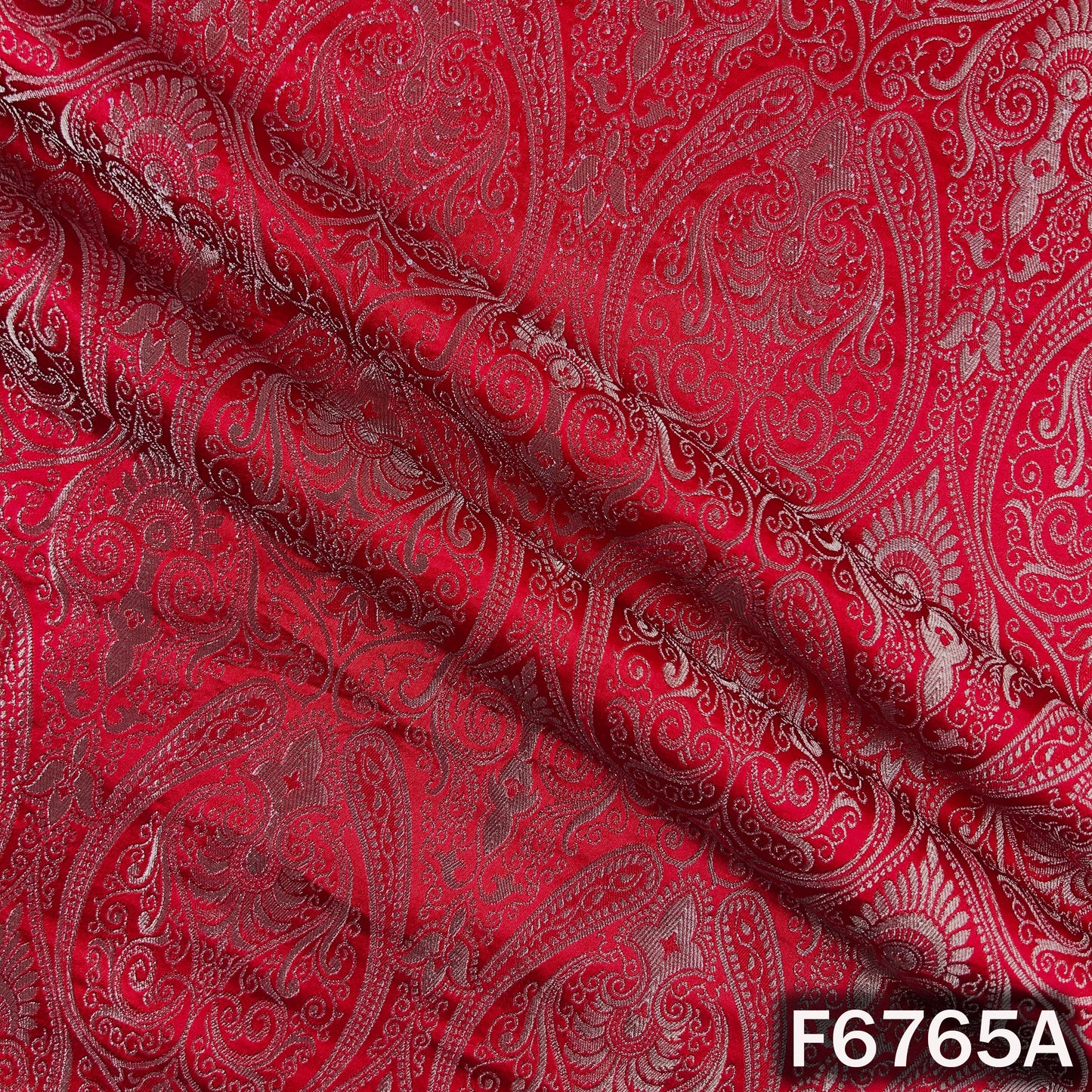 Banarasi Brocade Silk Fabric - F6765