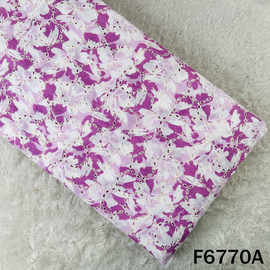 Printed Hakoba Cambric Cotton Fabric - F6770