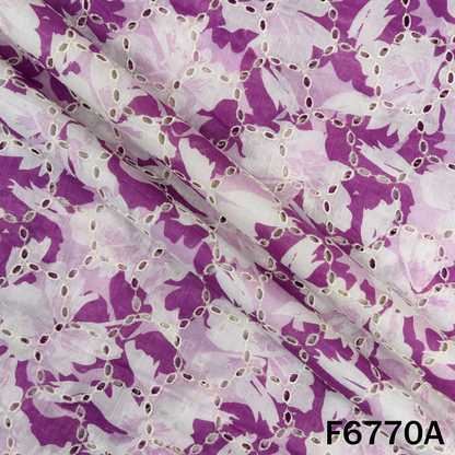 Printed Hakoba Cambric Cotton Fabric - F6770