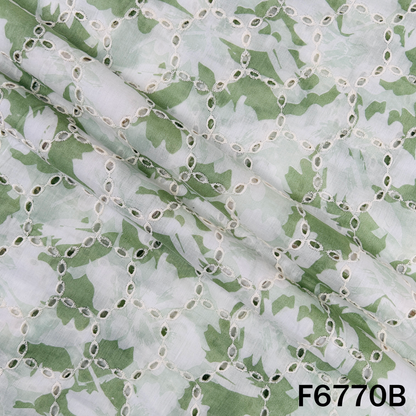 Printed Hakoba Cambric Cotton Fabric - F6770