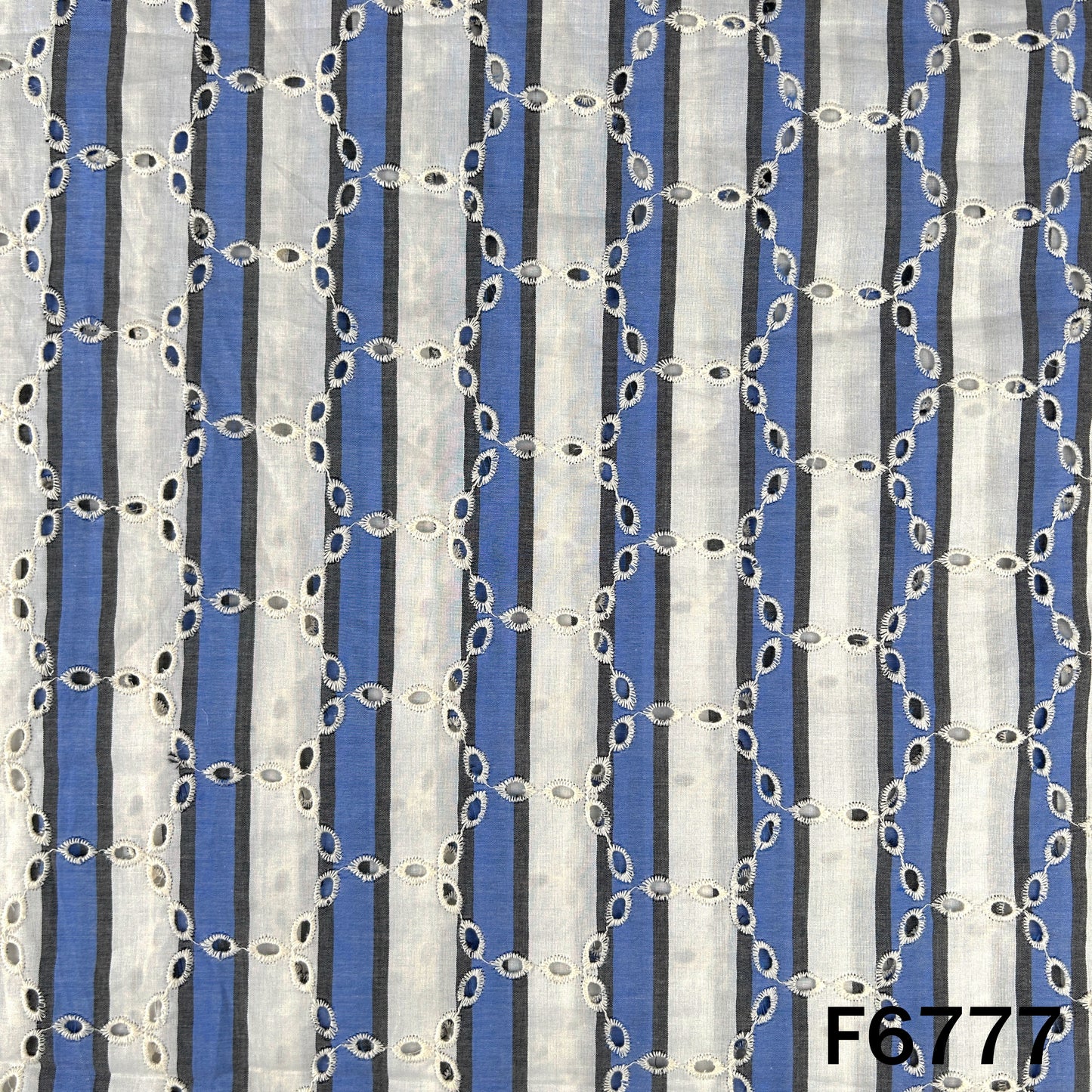 Stripe Hokaba Cambric Cotton Fabric - F6777