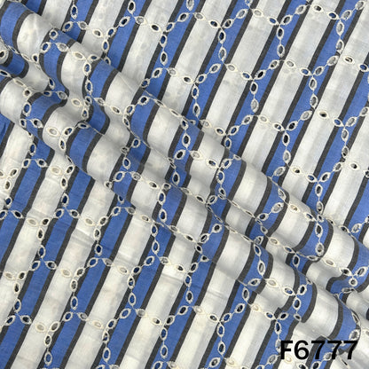 Stripe Hokaba Cambric Cotton Fabric - F6777