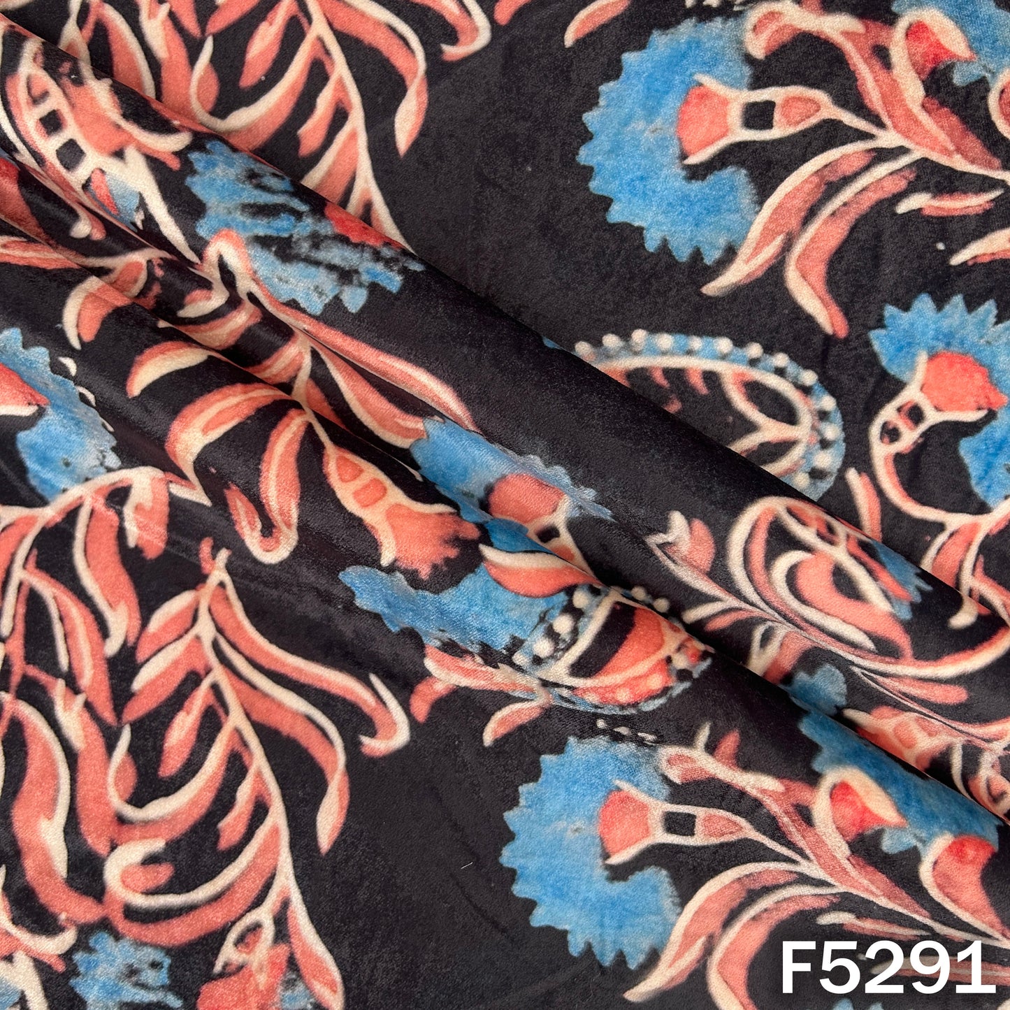 Digital Print micro Velvet Fabric - F5291